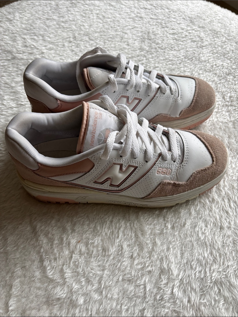 New Balance 550 light pink women’s size 8.5